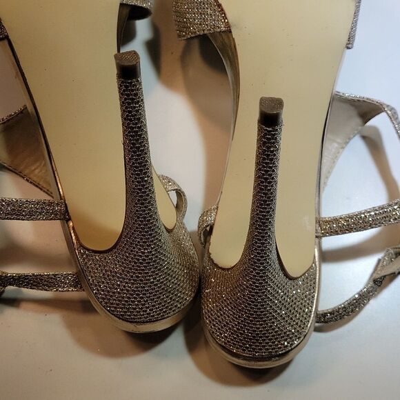 GUESS  HIGH HEEL STILETTOS ANKLE STRAP OPEN TOE WOMEN"S SANDAL - Picture 12 of 12